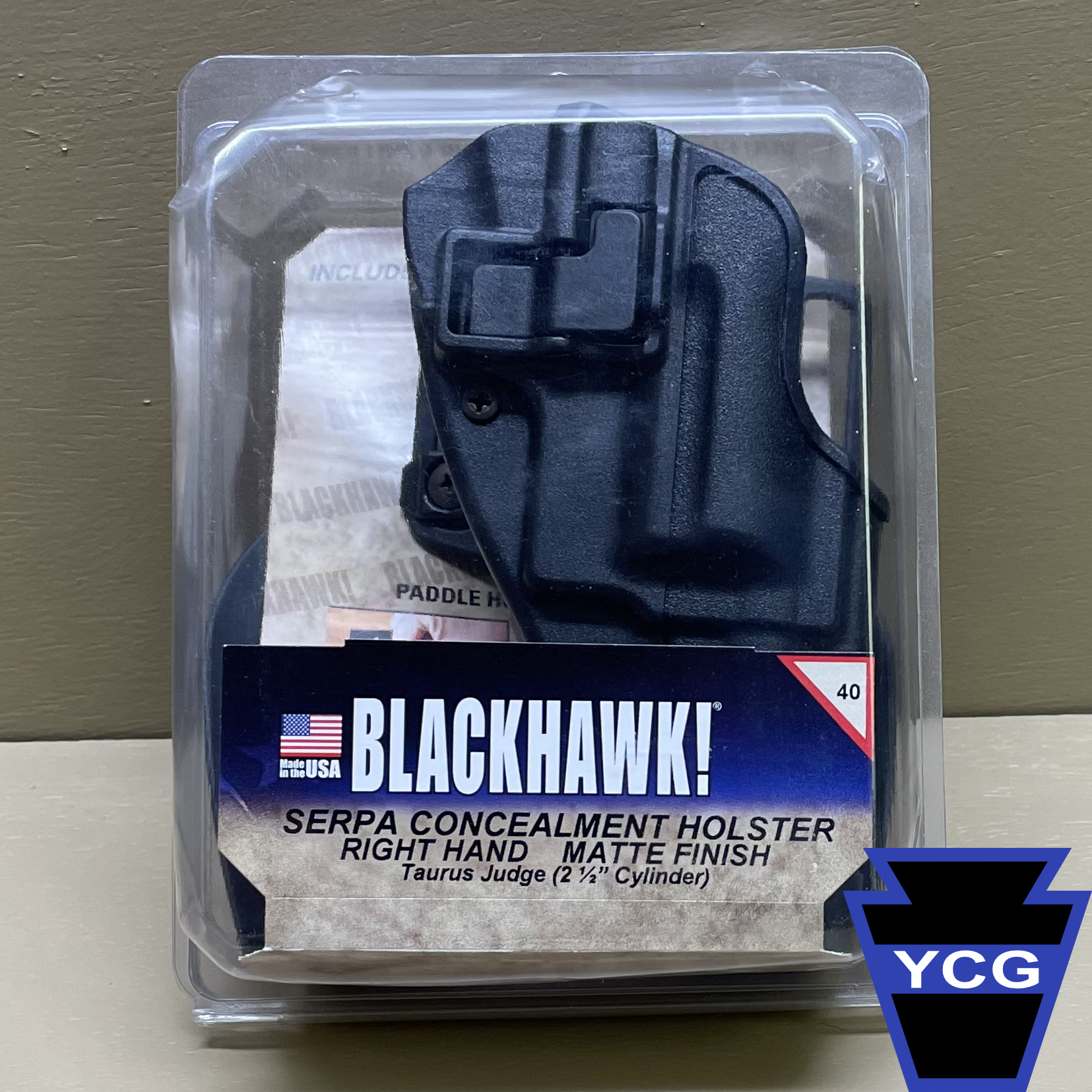 Blackhawk SERPA Concealment Holster, Taurus Judge – Right Hand 410540BK-R –  YCG