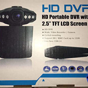 HD Portable DVR with 2.5″ TFT LCD Display Car Recorder
